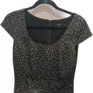 Ann Taylor Scoop Neck Dress Black Size 6
